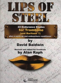 Lips Of Steel Baldwin 22 Endurance Etudes Trombone Sheet Music Songbook