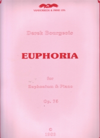 Bourgeois Euphoria Op75 Euphonium & Piano Sheet Music Songbook