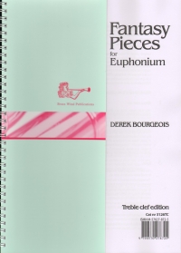 Bourgeois Fantasy Pieces Euphonium Treble Clef Sheet Music Songbook
