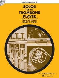 Solos For The Trombone Player Smith Book & Audio Sheet Music Songbook