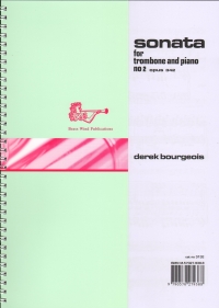 Bourgeois Sonata No 2 Op342 Trombone & Piano Sheet Music Songbook