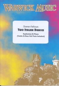 Fellows Two Italian Dances Euphonium Bass & Treble Sheet Music Songbook