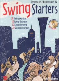 Swing Starters Trombone Book & Cd Sheet Music Songbook