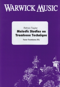Taylor Melodic Studies On Trombone Technique Trebl Sheet Music Songbook