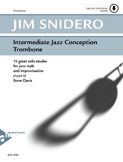 Intermediate Jazz Conception Snidero Trombone Sheet Music Songbook