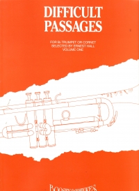 Hall Difficult Passages Vol 1 Trumpet Sheet Music Songbook