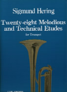 Hering 28 Melodious & Technical Etudes Trumpet Sheet Music Songbook