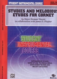 Studies & Melodious Etudes Level 2 Vincent Trumpet Sheet Music Songbook