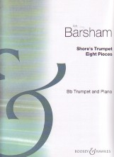 Shores Trumpet 8 Pieces Barsham Trumpet & Piano Sheet Music Songbook