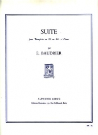 Baudrier Suite Trumpet Sheet Music Songbook