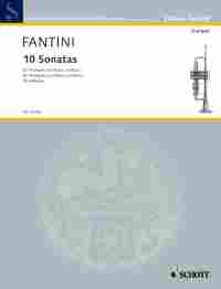 Fantini Sonatas (10) Trumpet Sheet Music Songbook