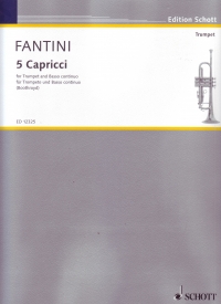 Fantini Caprices (5) Trumpet Sheet Music Songbook