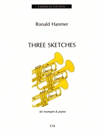 Hanmer Three Sketches Trumpet Sheet Music Songbook