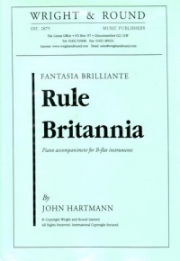 Hartmann Fantasia Brilliante On Rule Britannia Sheet Music Songbook