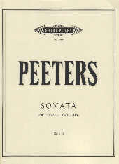 Peeters Sonata Op51 Trumpet Sheet Music Songbook