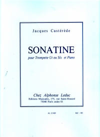 Casterede Sonatine Trumpet & Piano Sheet Music Songbook