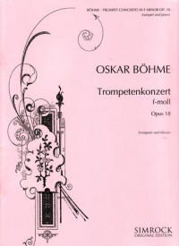 Bohme Concerto Op18 Fmin Trumpet Sheet Music Songbook