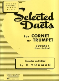 Selected Duets Vol 1 Voxman Trumpet Sheet Music Songbook