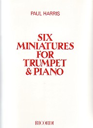 Harris 6 Miniatures Trumpet Sheet Music Songbook