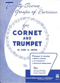 Irons 27 Groups Of Exercises Trumpet Sheet Music Songbook