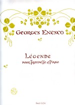Enesco Legende Trumpet & Piano Sheet Music Songbook