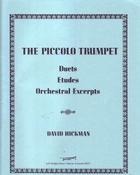 Hickman Piccolo Trumpet Duets,etudes, & Excerpts Sheet Music Songbook
