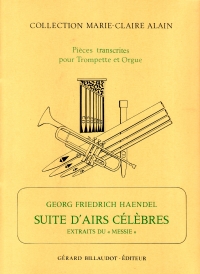 Handel Suite Dairs (messiah Extracts) Tpt & Organ Sheet Music Songbook