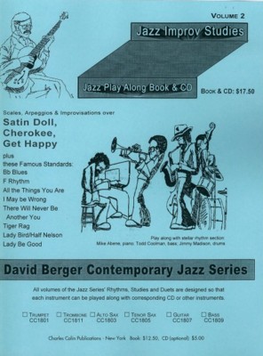 Berger Contemporary Jazz Studies 2 Trumpet Sheet Music Songbook