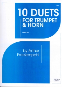 Frackenpohl 10 Duets Trumpet & Horn Sheet Music Songbook