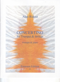 Ridout Concertino Trumpet & Piano Sheet Music Songbook