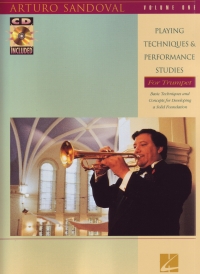 Sandoval Playing Techniques & Perf Studies 1 + Cd Sheet Music Songbook