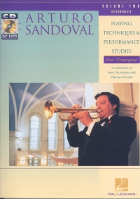 Sandoval Playing Techniques & Perf Studies 2 + Cd Sheet Music Songbook