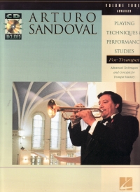 Sandoval Playing Techniques & Perf Studies 3 + Cd Sheet Music Songbook
