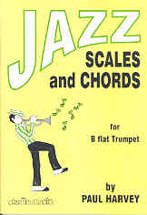 Jazz Scales & Chords Harvey Trumpet Sheet Music Songbook
