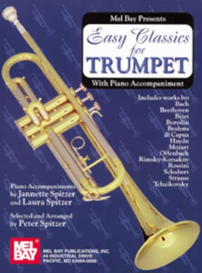 Easy Classics For Trumpet Arr Spitzer Sheet Music Songbook
