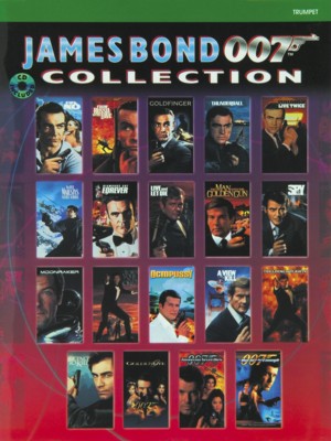 James Bond 007 Collection Trumpet Book & Audio Sheet Music Songbook