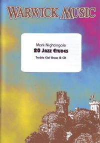 Nightingale 20 Jazz Etudes Treble Clef Trumpet&cd Sheet Music Songbook