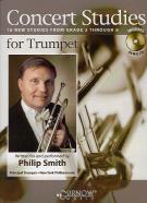 Concert Studies For Trumpet Smith Book & Cd Sheet Music Songbook