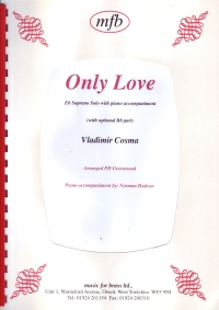 Only Love Eb/bb Cornet Solo & Piano Arr Greenwood Sheet Music Songbook