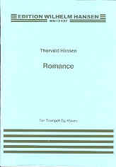 Hansen Romance Trumpet & Piano Sheet Music Songbook