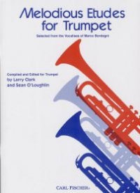 Melodious Etudes For Trumpet Bordogni/clark Sheet Music Songbook