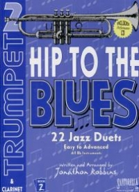 Hip To The Blues 2 Trumpet Duets Book & Cd Sheet Music Songbook