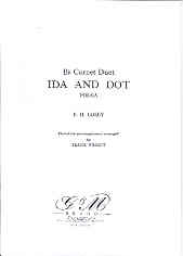 Losey Ida & Dot 2 Cornets & Piano Sheet Music Songbook