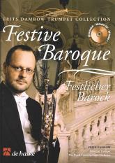 Festive Baroque Trumpet Damrow Book & Audio Sheet Music Songbook