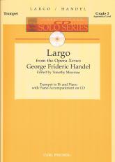 Handel Largo (xerxes) Trumpet & Piano Cd Solos Sheet Music Songbook