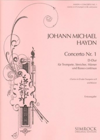 Haydn Michael Trumpet Concerto D Trumpet & Piano Sheet Music Songbook