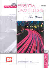 Essential Jazz Etudes Blues Trumpet Book & Cd Sheet Music Songbook