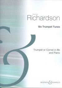 Six Trumpet Tunes Richardson Trumpet & Piano Sheet Music Songbook