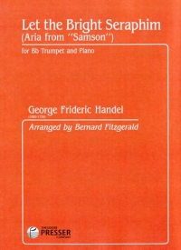 Handel Let The Bright Seraphim Trumpet & Piano Sheet Music Songbook