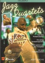 Jazz Quartets Trumpet Lochs Book & Cd Sheet Music Songbook